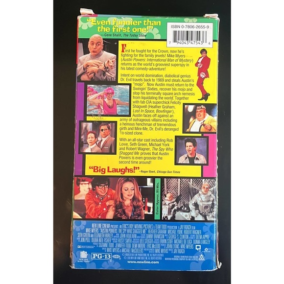 The Spy Who Shagged Me VHS Movie - Picture 2 of 2